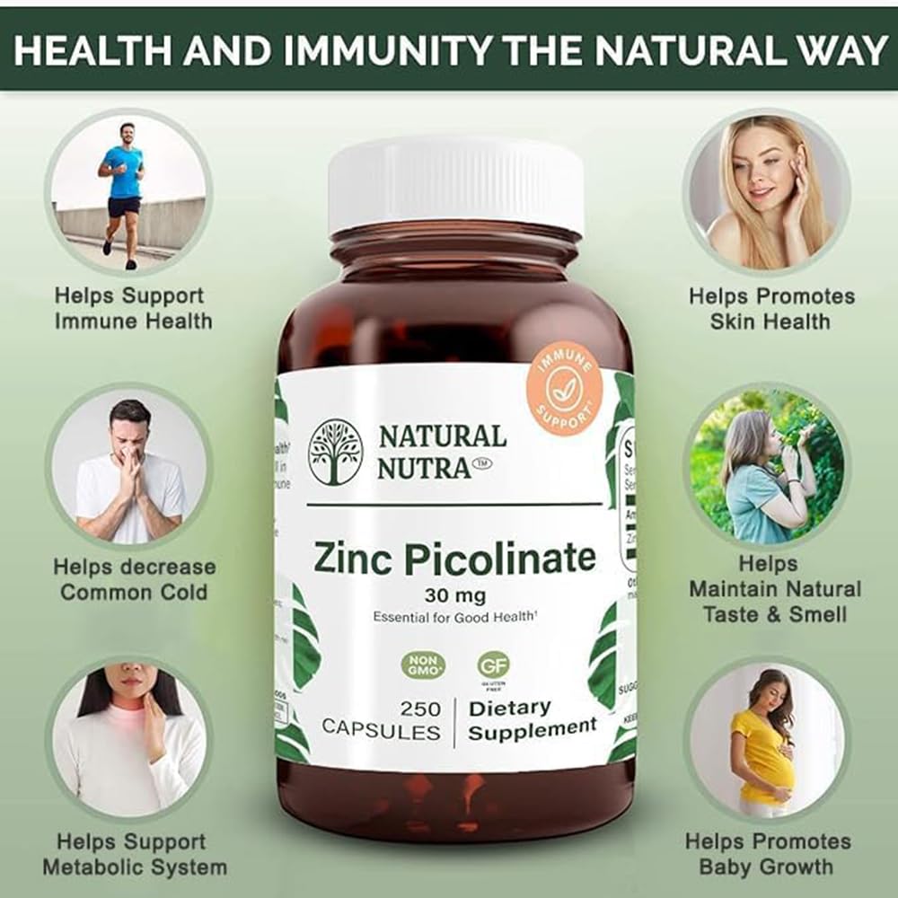 Détail des capsules de Zinc Picolinate Natural Nutra