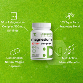 Détail des capsules du Complexe de Magnésium 500mg DEAL SUPPLEMENT