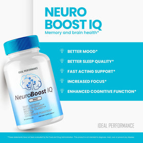 Détail des capsules IDEAL PERFORMANCE Neuro support IQ