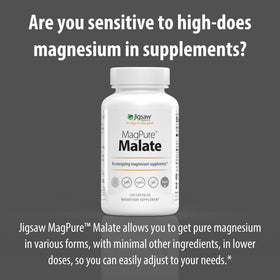 Détail des capsules Jigsaw Health MagPure Malate
