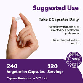 Détail des capsules Micro Ingredients NAC avec NAD+ sur fond blanc