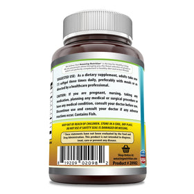 Détail des capsules molles d'Huile de Poisson Amazing Nutrition