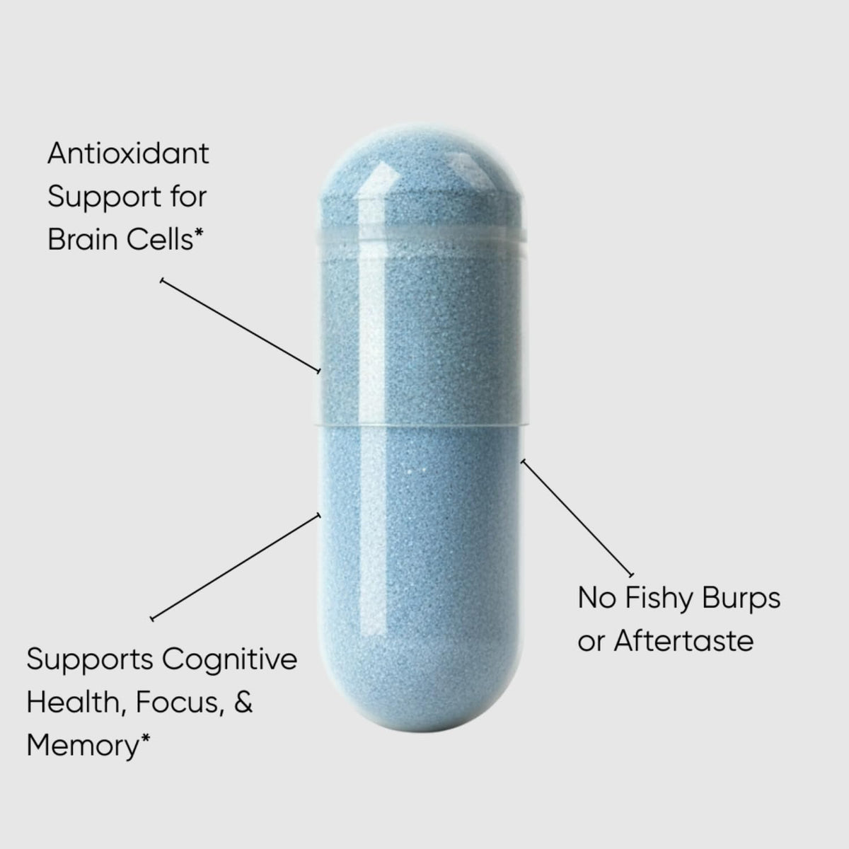 Détail des capsules NATURAL STACKS avec Spiruline Bleue
