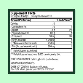 Détail des capsules Omega-3 WellWithAll