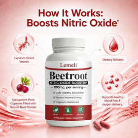 Détail des capsules ONAISE Lemeli Betterave 1300mg