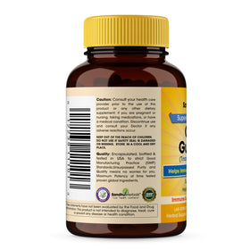 Détail des capsules SANDHUHERBALS Giloy, vue rapprochée