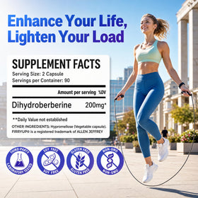 Détail des capsules Strmuscle Dihydroberbérine 200mg