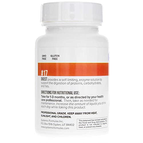 Détail des capsules Systemic Formulas Bio Function #17 D