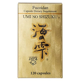 Détail des capsules UMI NO SHIZUKU avec étiquette