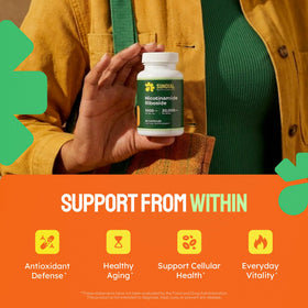 Détail des capsules véganes de Nicotinamide Riboside 1000mg