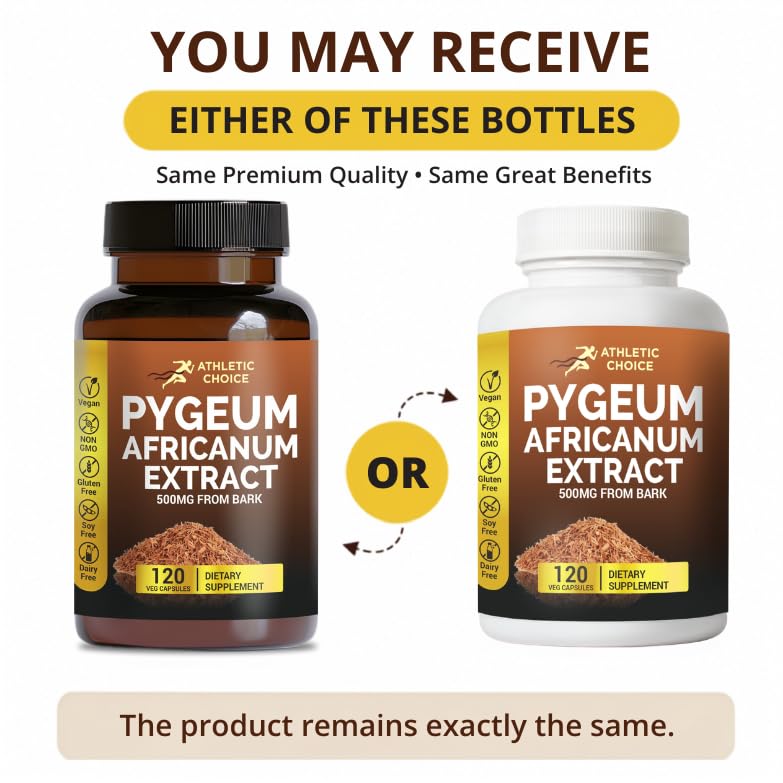 Détail des capsules végétales d'Athletic Choice Pygeum Africanum