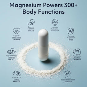Détail des capsules végétales de magnésium Teraputics