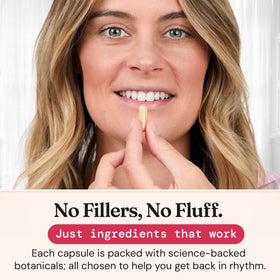 Détail des capsules végétales de Nourished AndroEase Plus