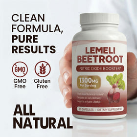 Détail des capsules végétales LEMELI BEETROOT, sur fond blanc