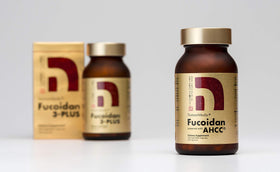 Détail des capsules végétales NatureMedic Fucoidan avec AHCC®