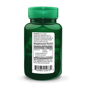 Détail des capsules végétariennes de Vitamine D Puremark