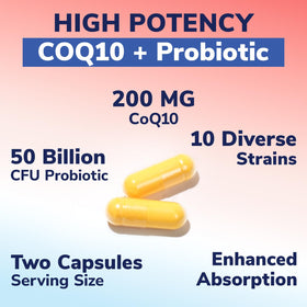 Détail des capsules Vitalibre CoQ10 200 mg