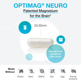 Détail des capsules XYMOGEN OptiMag Neuro