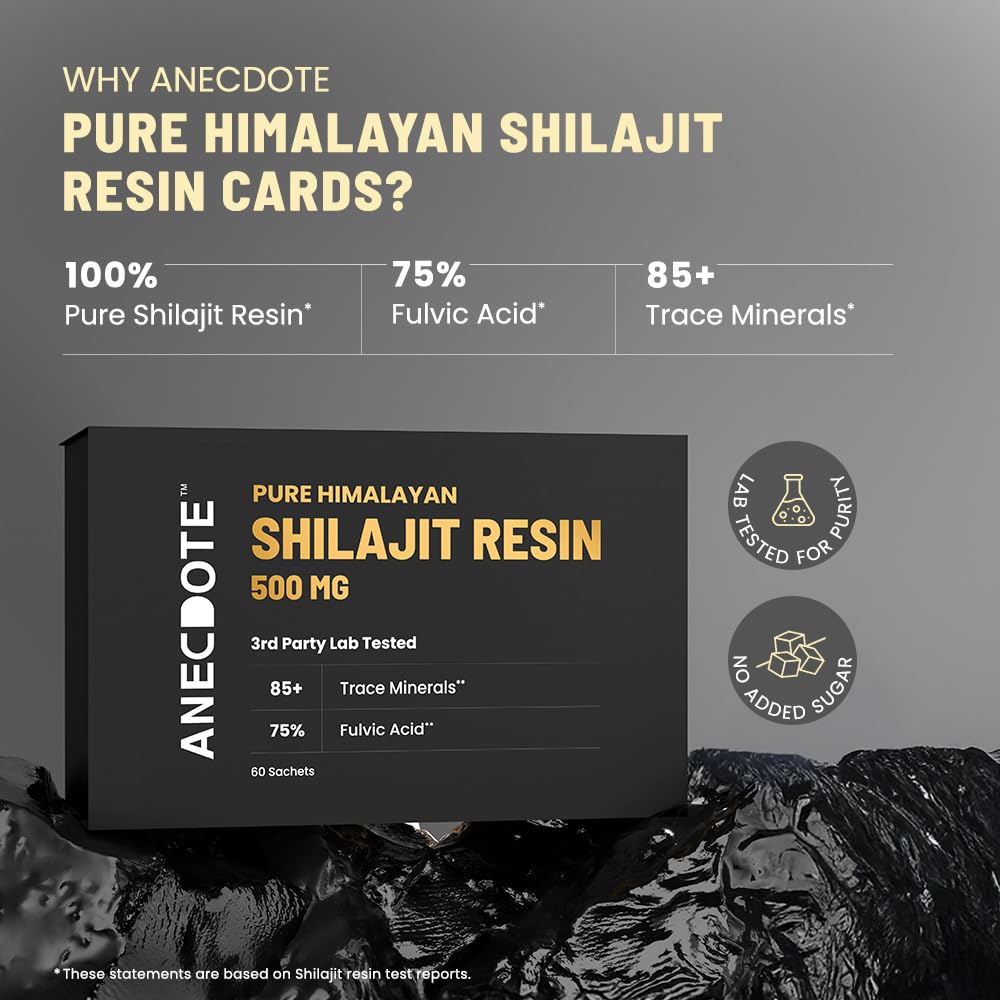 Détail des cartes de Résine de Shilajit ANECDOTE, texture et couleur