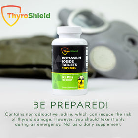 Détail des comprimés d'iode potassique ThyroShield