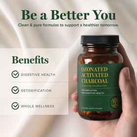 Détail des comprimés de charbon actif, texture et couleur
