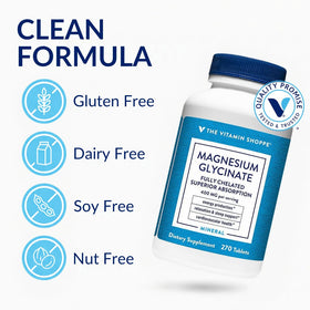 Détail des comprimés de magnésium glycinate 400 MG