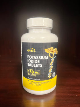 Détail des comprimés de potassium ioduré Nature's Fusions