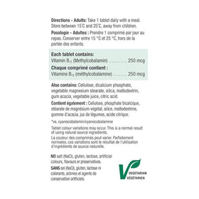 Détail des comprimés de Vitamine B12 Jamieson