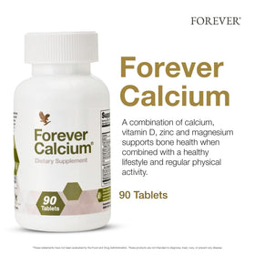 Détail des comprimés Forever Living Calcium