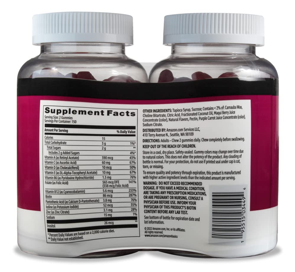 Détail des gélifiés multivitamines Basics, texture douce et pectine