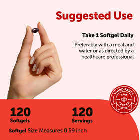 Détail des gélules Astaxanthin 12mg Micro Ingredients