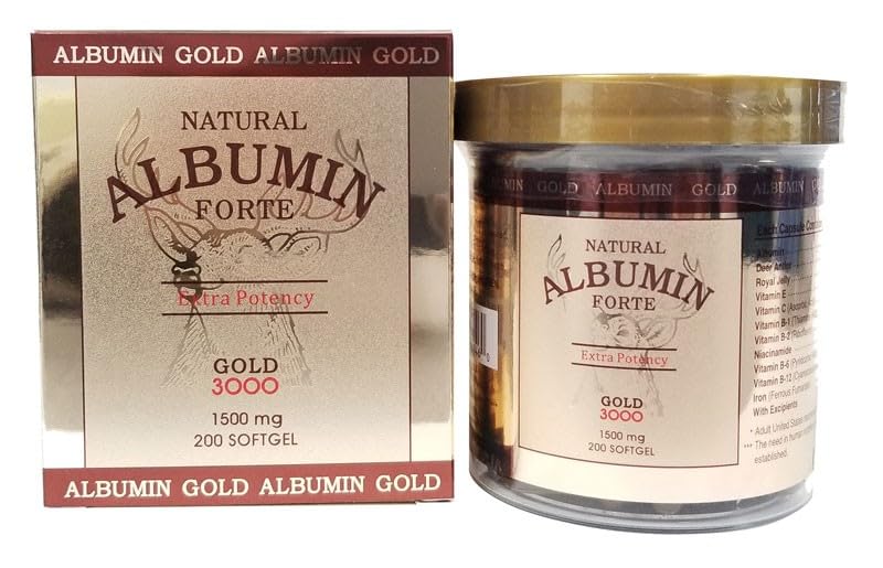 Détail des gélules CGMLABS Albumine Forte 1500mg