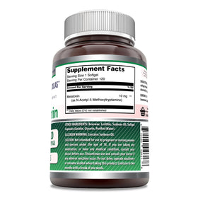 Détail des gélules d'Amazing Nutrition Mélatonine 10 mg