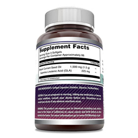 Détail des gélules d'huile de cassis Amazing Nutrition