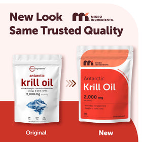Détail des gélules d'huile de krill Micro Ingredients