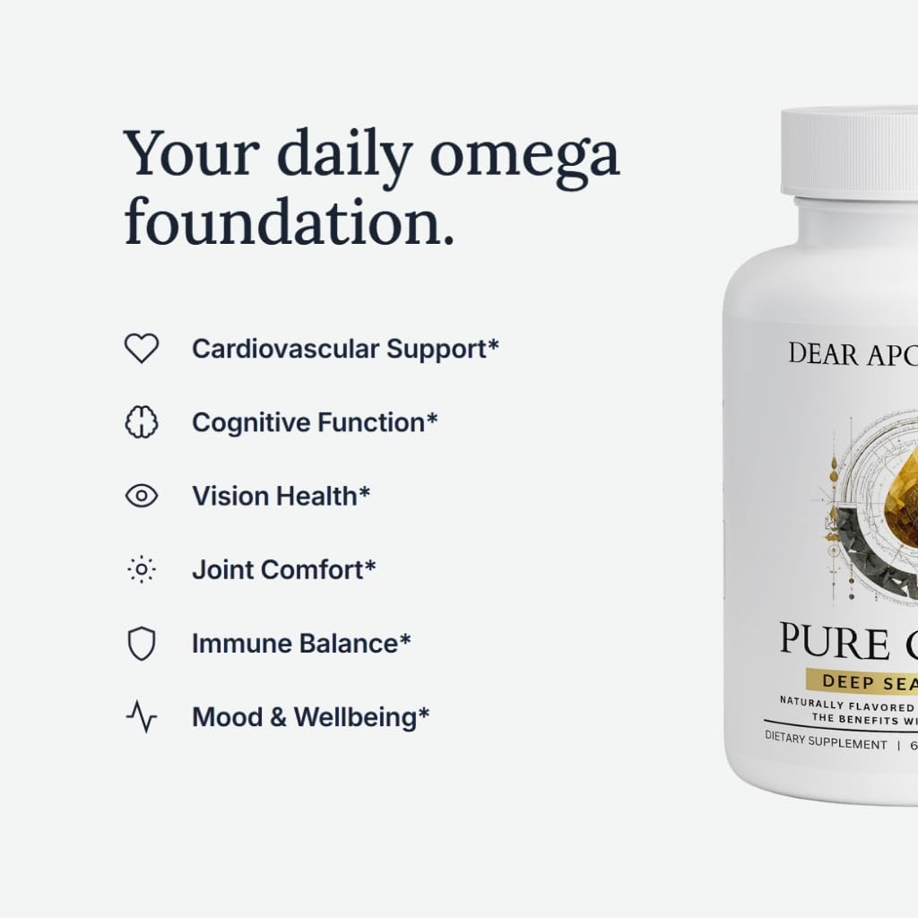 Détail des gélules d'Huile de Poisson Oméga 3 1200mg Dear Apothecary
