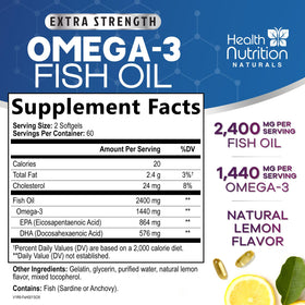 Détail des gélules d'huile de poisson Omega 3 au citron