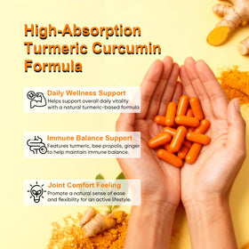 Détail des gélules de curcuma 1000mg avec étiquette de composition
