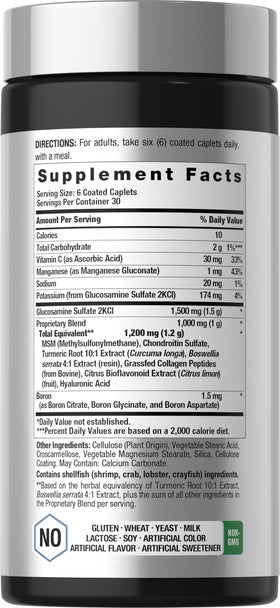 Détail des gélules de Glucosamine Chondroitin Horbäach
