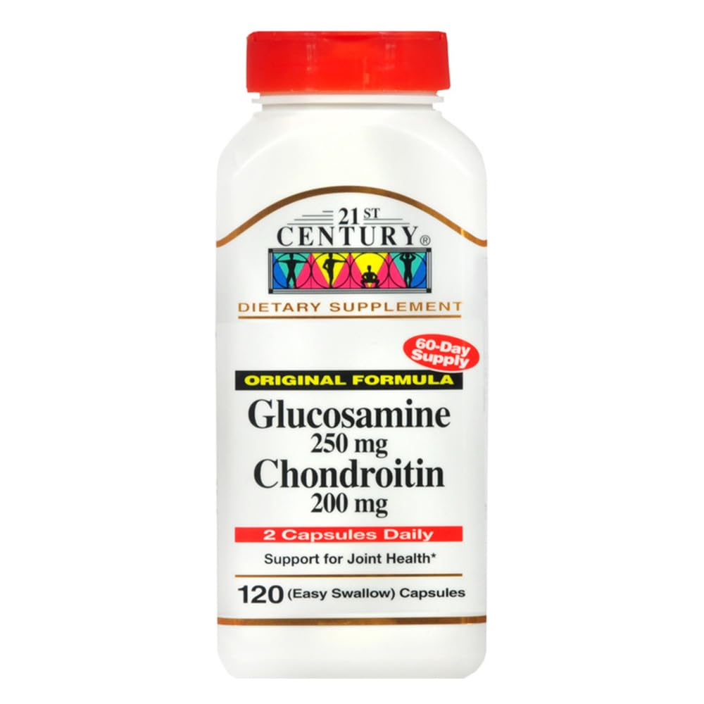 Détail des gélules de glucosamine et chondroïtine 21st Century