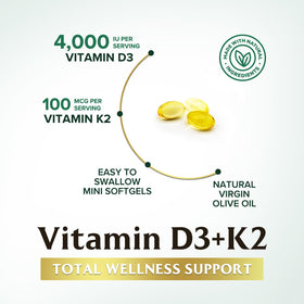 Détail des gélules de Nature's Nutrition D3 K2