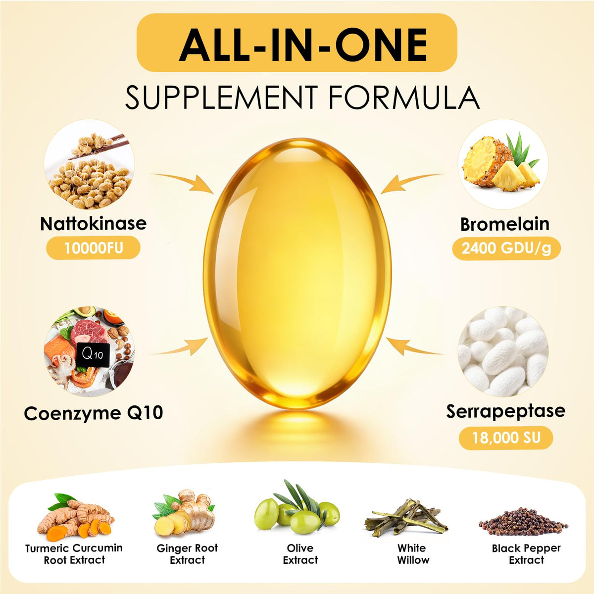Détail des gélules LIOEUBIO Nattokinase 10 000 FU