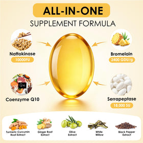 Détail des gélules LIOEUBIO Nattokinase 10 000 FU