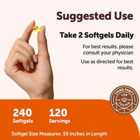 Détail des gélules molles de vitamine E Micro Ingredients