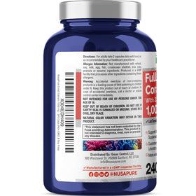 Détail des gélules NusaPure Calcium Corail 1000mg