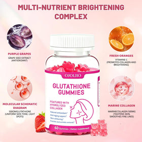 Détail des gélules OJOIJIO de collagène et glutathion 5000mg