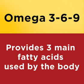Détail des gélules Omega 3-6-9 Nature Made