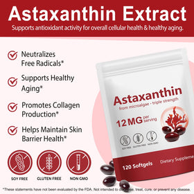Détail des gélules softgels LEISGOTO Astaxanthin