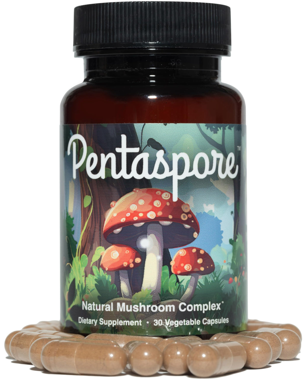 Détail des gélules végétales de Pentaspore