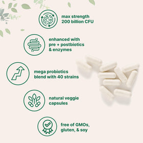 Détail des gélules végétales Micro Ingredients en vue de près